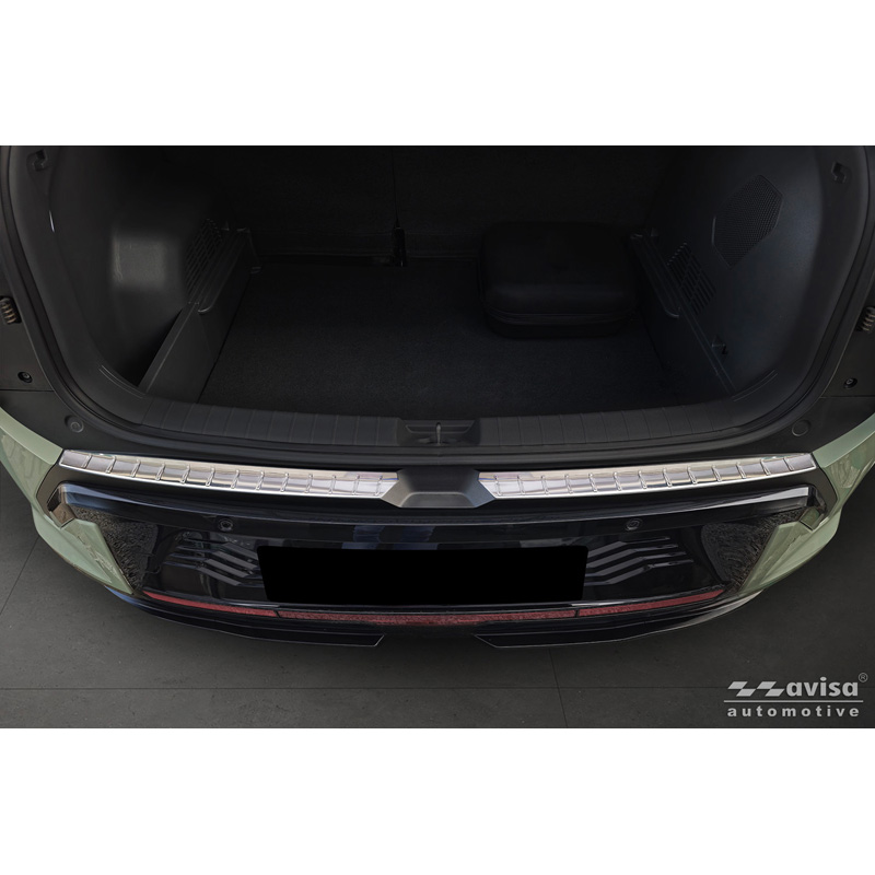 Avisa Protection de Seuil de Coffre Acier Inox sur mesure pour KIA EV3 GT 2024- - Argent - 2 pièces