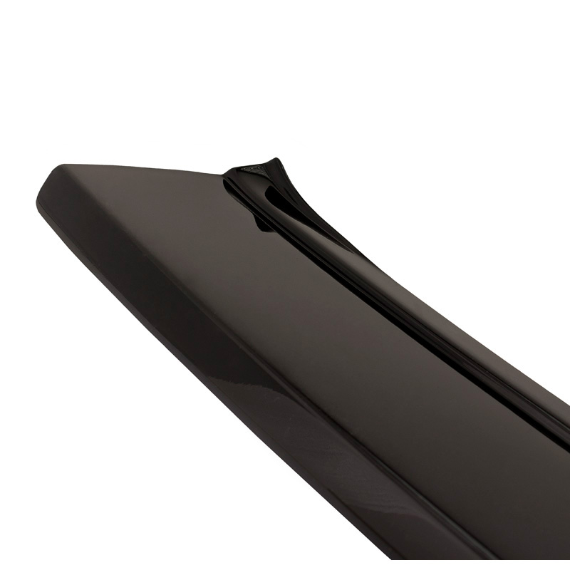Protection de seuil arrière (ABS) sur mesure pour Skoda Octavia Scout Kombi 6/2013-4/2017 Noir brillant