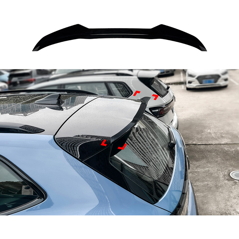 Becquet de toit (Spoiler Cap) sur mesure pour Volkswagen Tiguan III (CT1) R-Line 2024- (ABS Noir Luisant)