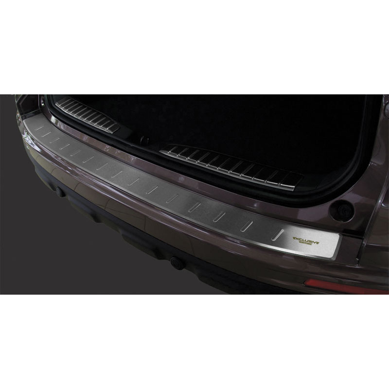 Protection de seuil arrière inox sur mesure pour Honda CRV 2008-2012 'Ribs'