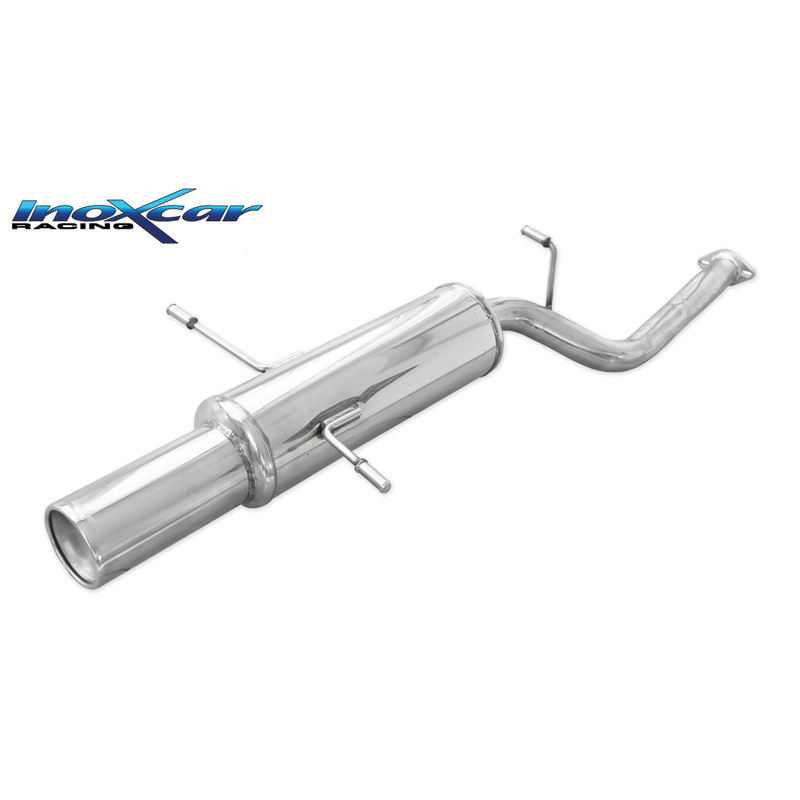 100% Inox Échappement Sport sur mesure pour Subaru Forester 2.0 16v LX 125cv 1998- 1x102mm