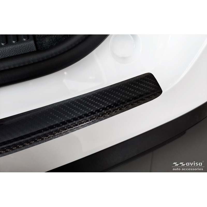 Protection de seuil arrière carboné 3D sur mesure pour MG 4 EV 2022-