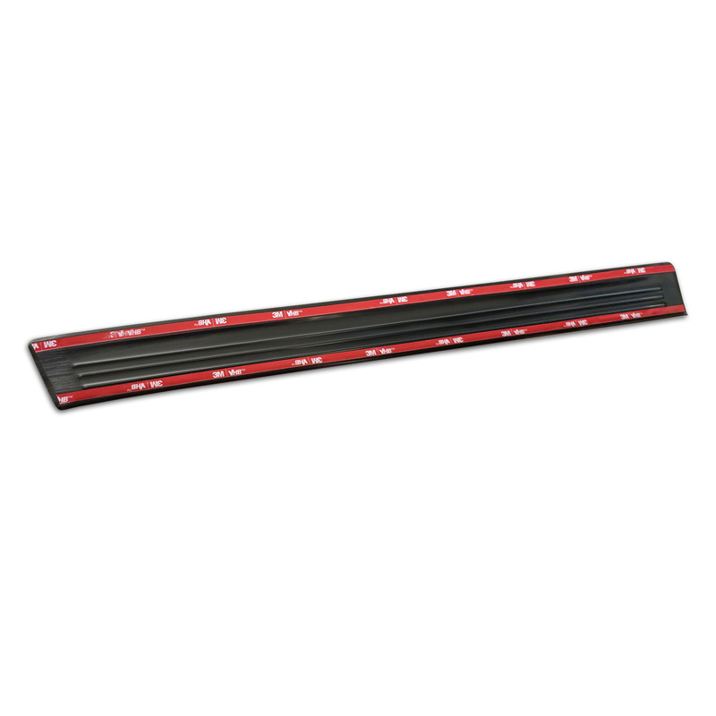 Avisa Seuils de portes inoxydable noir sur mesure pour Mazda CX-80 (KL) 2024- - 'Lines' - 4-pièces