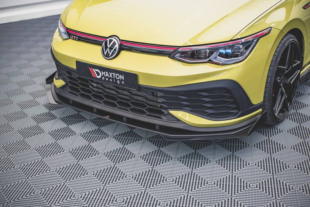 Canards Volkswagen Golf 8 GTI Clubsport Maxton Glans Zwart