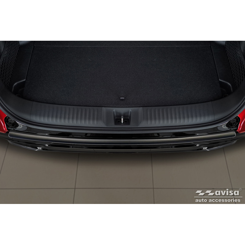 Protection de seuil arrière inox noir mat sur mesure pour Honda ZR-V (RZ4) 2023-
