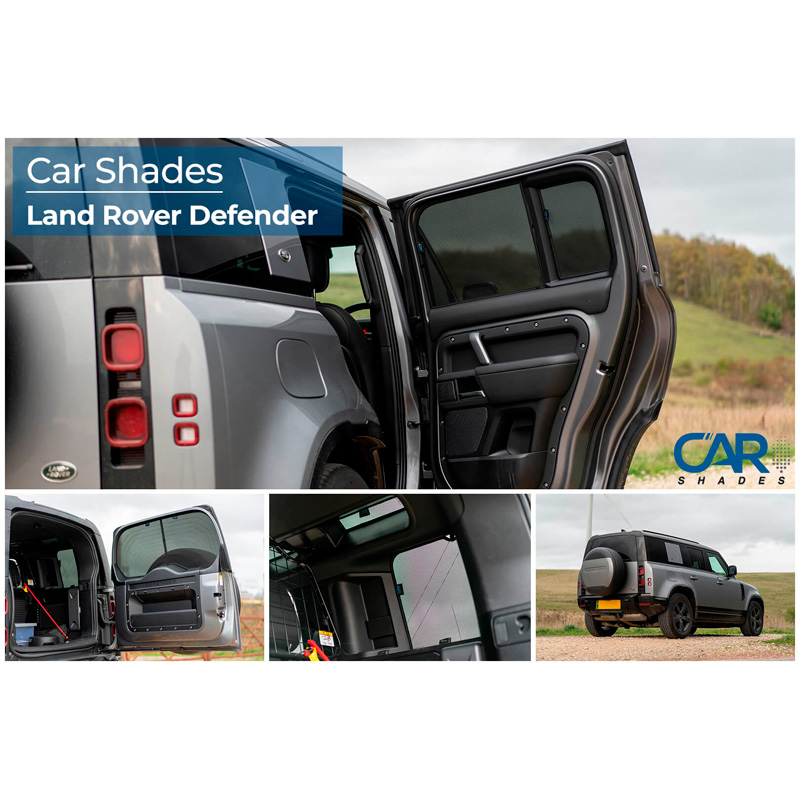 Set de Car Shades sur mesure pour Land Rover Defender D110 5-portes 2020- (12-pièces)