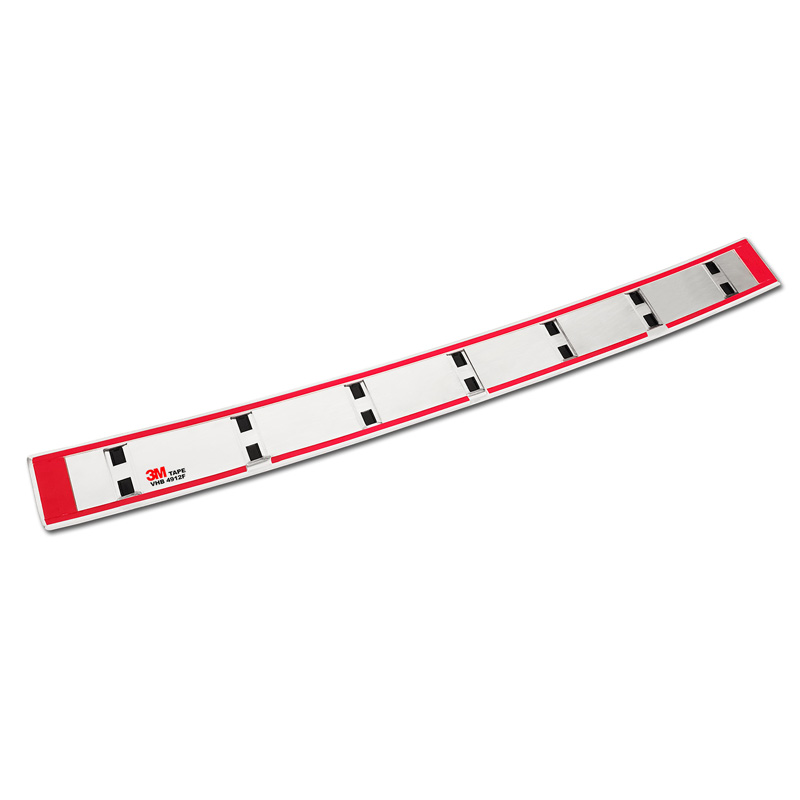 Protection de seuil arrière inox sur mesure pour Audi A6 (C8) Avant incl. S-Line 2018-2023 & Facelift 2023- 'STRONG EDITION'