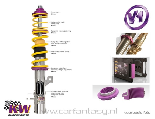 Schroefset KW V1 inox Opel Astra A-H 2.0 Turbo 03/2004-