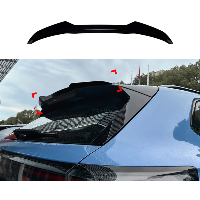 Becquet de toit (Spoiler Cap) sur mesure pour Volkswagen Tiguan III (CT1) R-Line 2024- (ABS Noir Luisant)