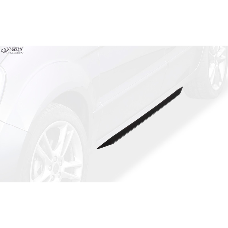 Jupes latérales 'Slim' sur mesure pour Ford Galaxy WA6 2006-2015 (ABS noir luisant)
