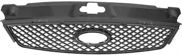 Radiator Grill MONDEO 03-05 ZWART ZONDER Chroom RAND