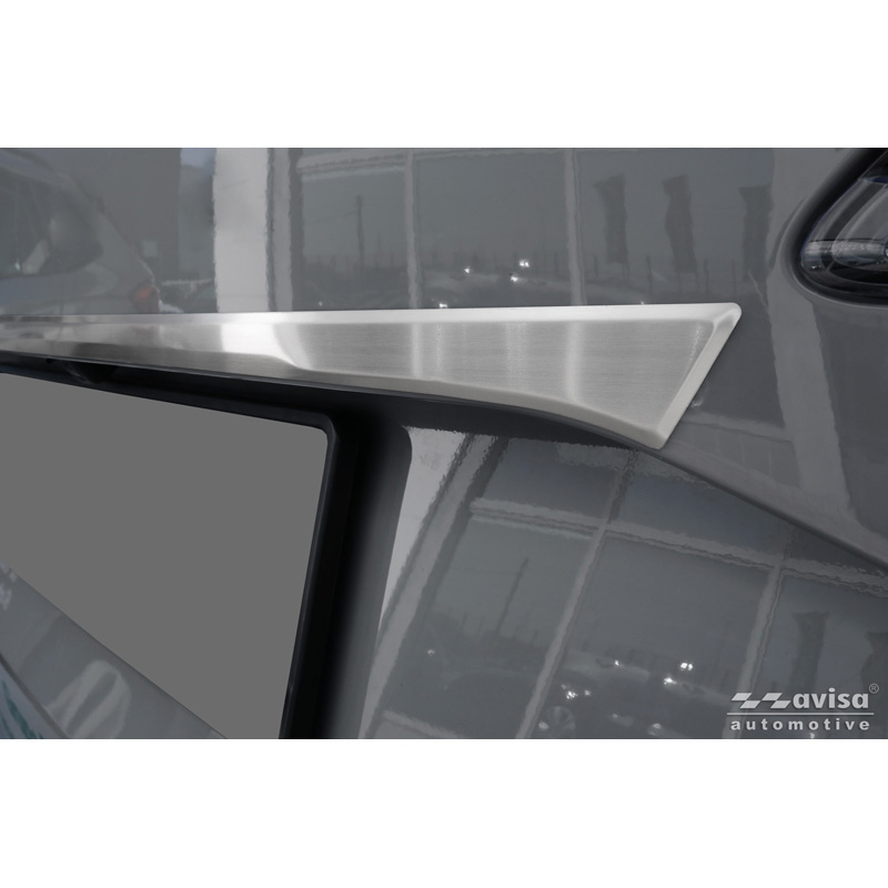 Avisa Revêtement d'habillage du hayon du coffre inox brossé sur mesure pour Skoda Karoq (NU7) Facelift 2022-