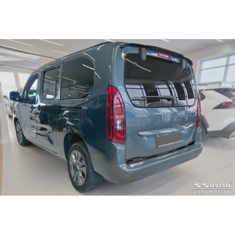 Avisa Moulure de hayon en Inox Noir Chrome sur mesure pour Toyota Proace City Verso 2019-2024 & Facelift 2024-