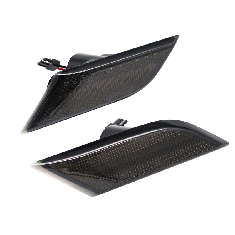 Set de Clignotants Latéraux LED sur mesure pour Volkswagen Transporter T6.1 2020-2022 - Fumée - incl. Feux Dynamiques