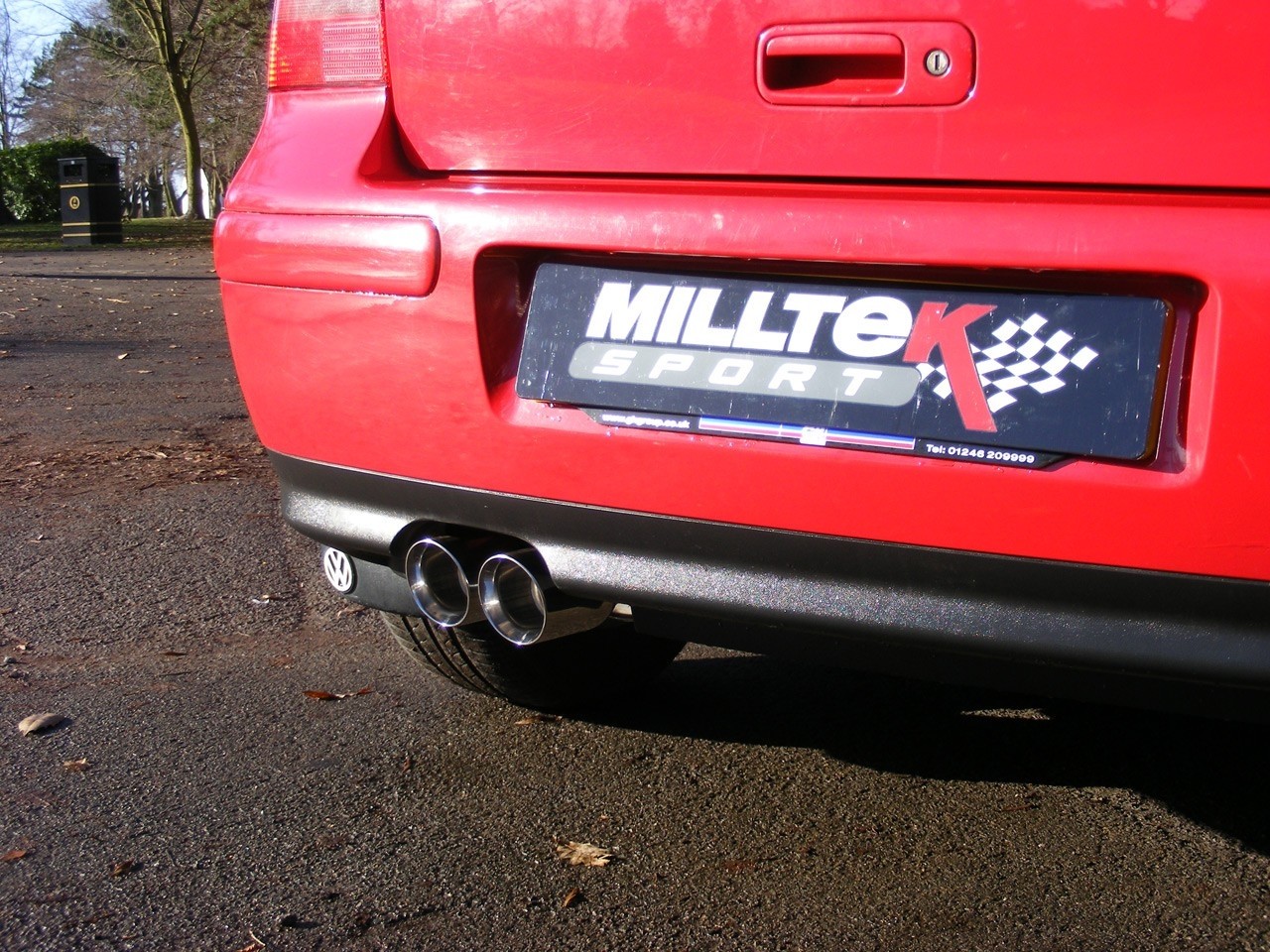 Milltek SEAT Leon 1M 1.8T 180pk Sport en cat-back systeem met du