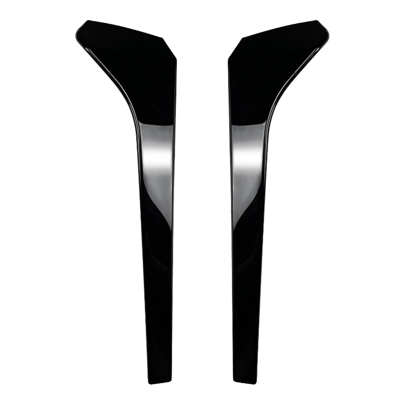 Jeu de déflecteurs d'air lunette arrière sur mesure pour Volkswagen Tiguan II R-Line Facelift 2020-2024 (ABS Noir Luisant)
