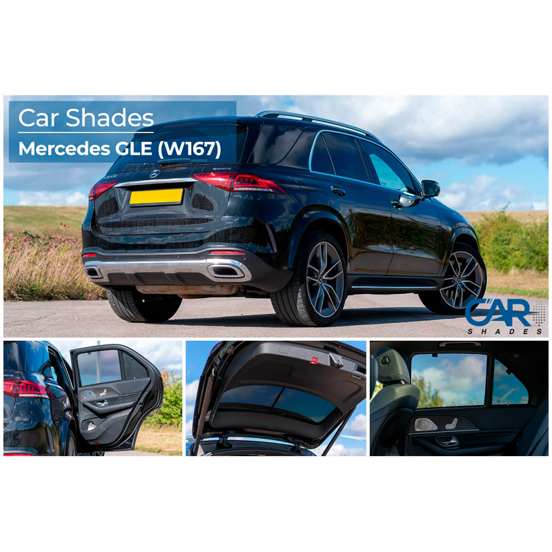 Set de Car Shades sur mesure pour Mercedes GLE (W167) 2019- (8-pièces)