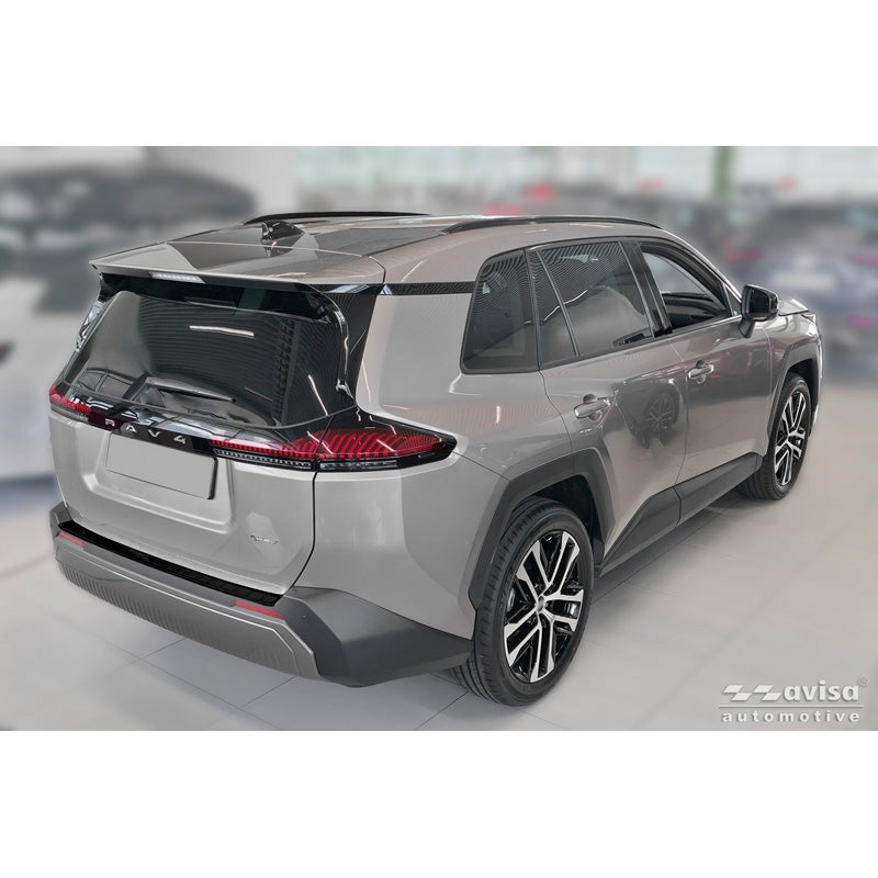 Avisa Protection de Seuil de Coffre Acier Inox sur mesure pour Toyota RAV4 VI (XA6) 2026- - Noir Mat