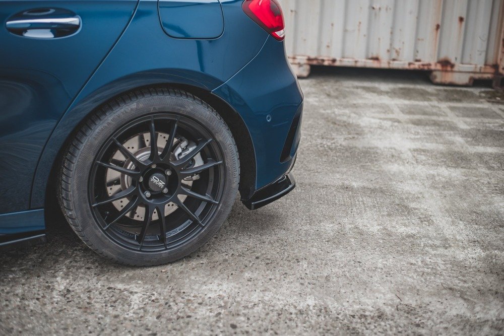 Diffusor Hoeken Mercedes A Klasse W177 A35 AMG Glans Zwart