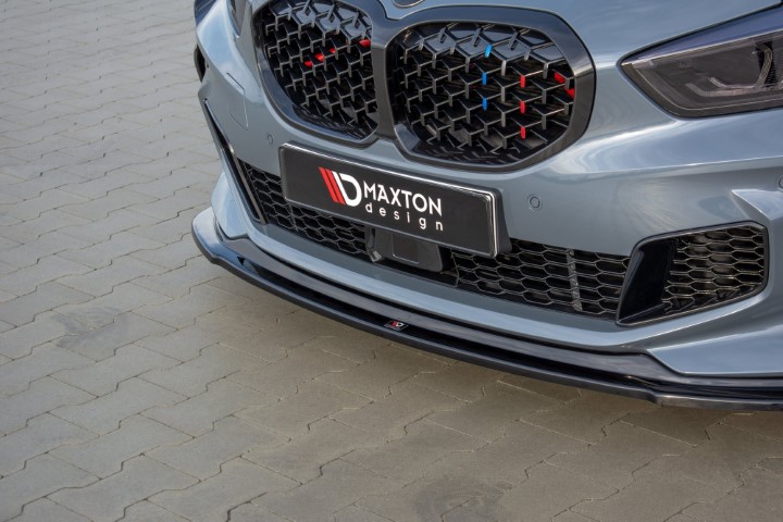 Voorspoiler BMW 1 Serie F40 M-Pack/ M135i Glans Zwart V1