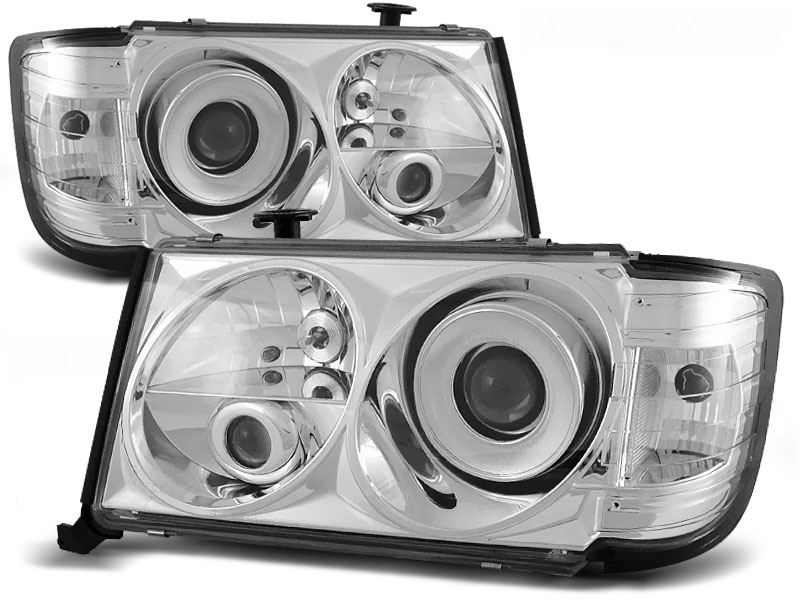 Phares Mercedes E-class W124 86-93 chrome