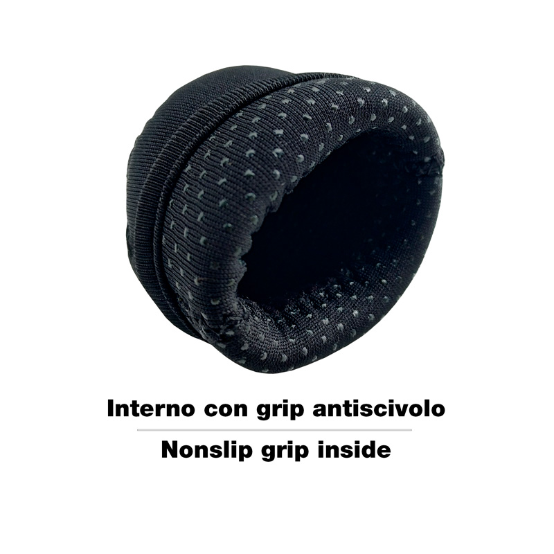Simoni Racing Housse pour Pommeau de Vitesse Universal Little - Noir + Logo