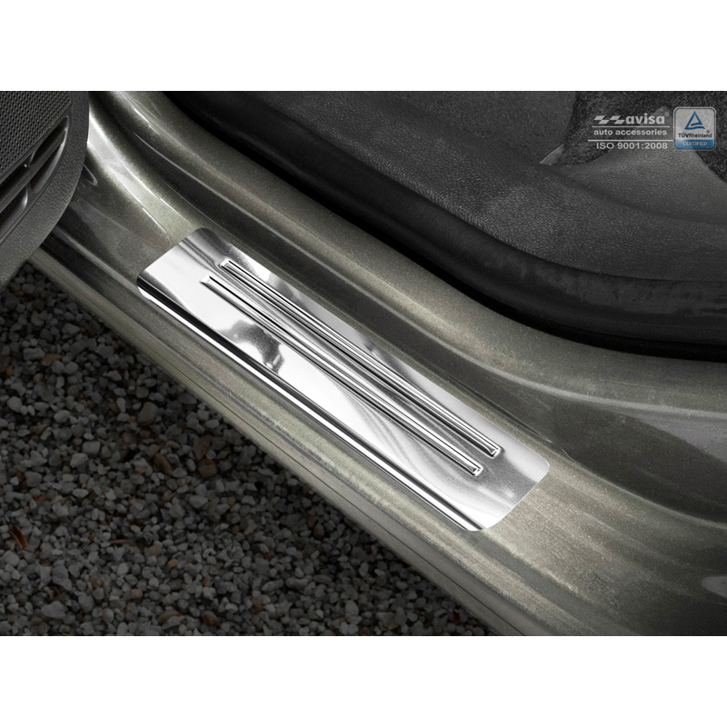 Seuils de portes inoxydable sur mesure pour Volkswagen Golf VII 5-portes & Variant 2012-2020 - 'Special Edition' - 4-pièces