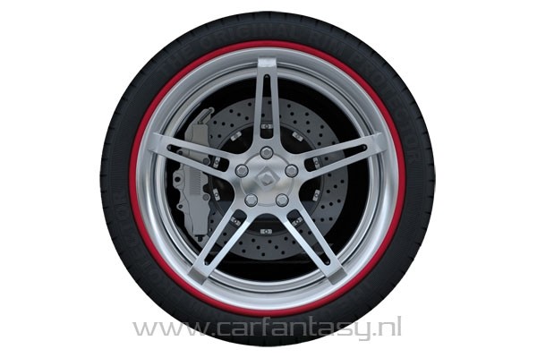 RimRingz 15 inch Red (set)
