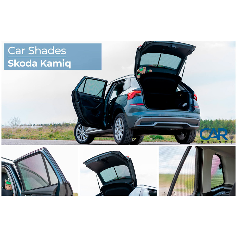 Set de Car Shades sur mesure pour Skoda Kamiq 2019- (6-pièces)