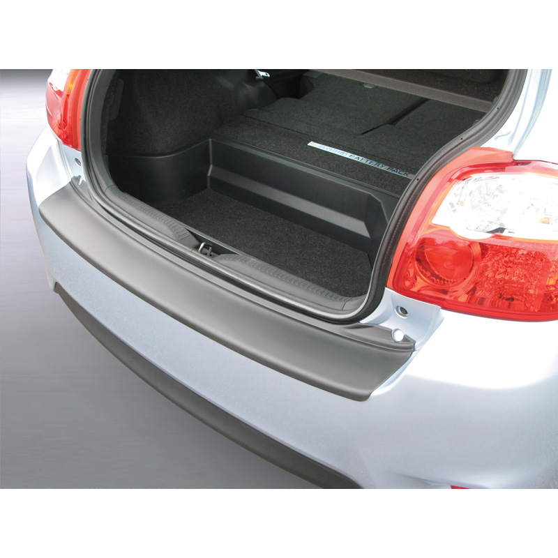 Protection de seuil arrière (ABS) sur mesure pour Toyota Auris 3/5 portes 2010-2012 Noir