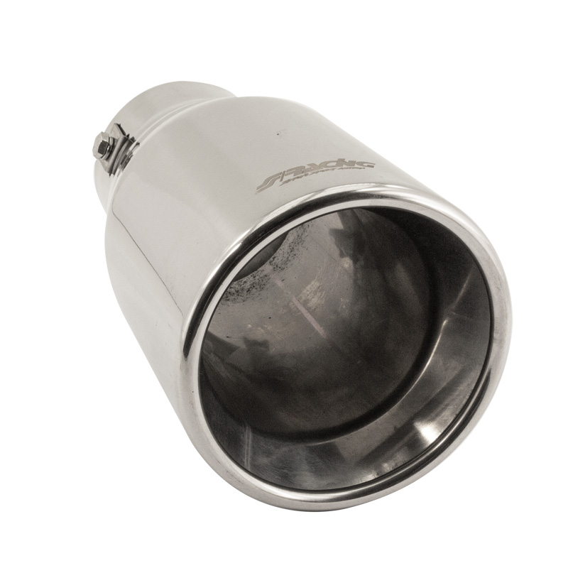 Simoni Racing Embout d'Échappement Rond Inox - Ø103xL200mm - Montage ->72mm