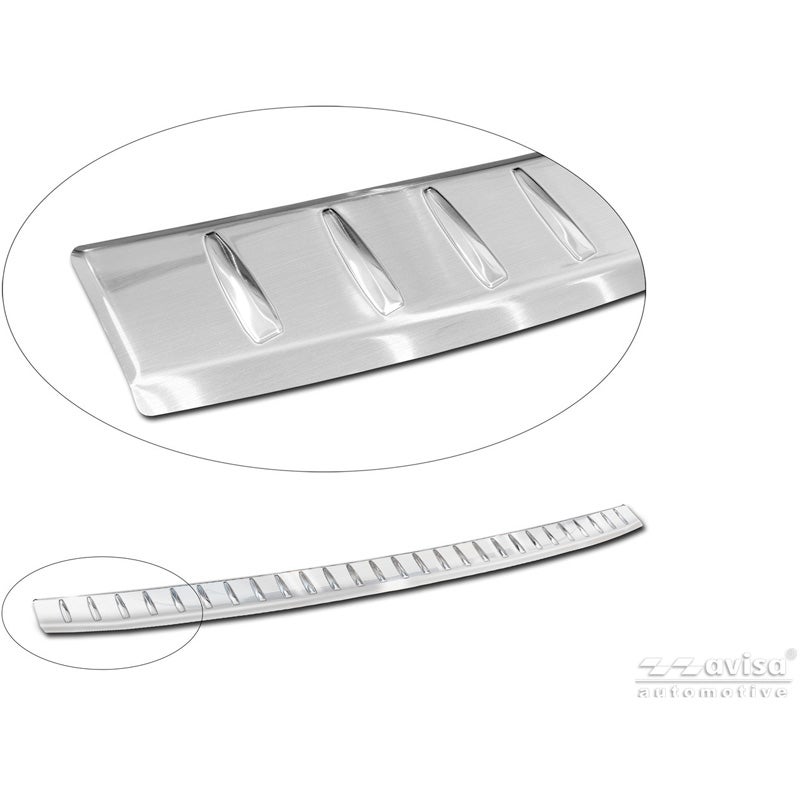 Avisa Protection de Seuil de Coffre Acier Inox sur mesure pour KGM Actyon 2025- - Argent