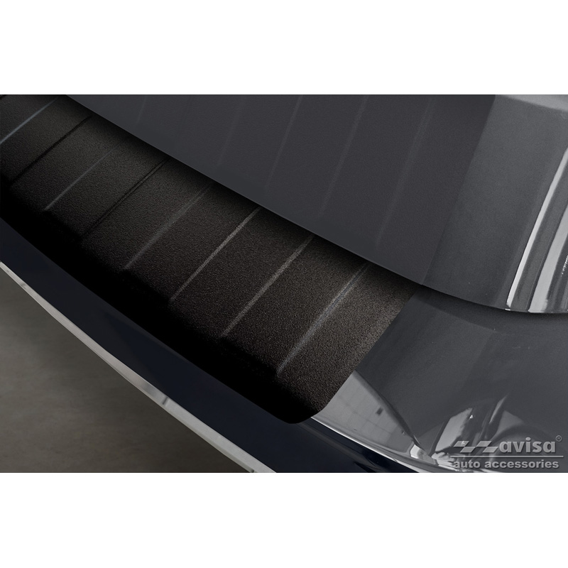 Protection de seuil arrière inox noir mat sur mesure pour Mercedes Classe-B III W247 / AMG 2018-