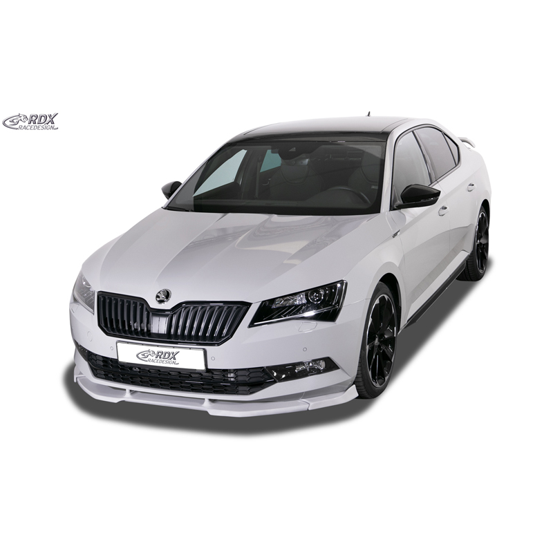 Jupes latérales 'Slim' sur mesure pour Skoda Superb 3V Sedan/Kombi 2015- (ABS noir luisant)