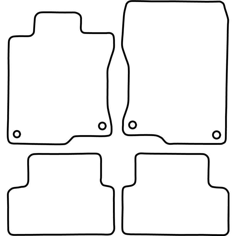 Set de tapis de sol sur mesure pour Honda Accord 2011-