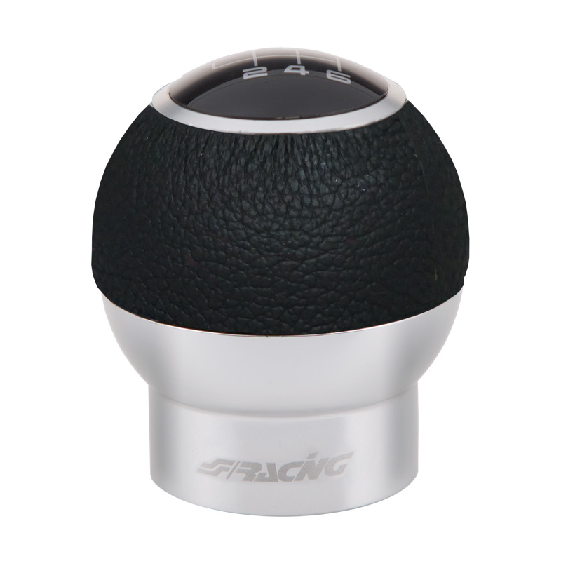 Simoni Racing Pommeau de Vitesse Special Hype - Noir/Chrome (pour bague de marche arrière)