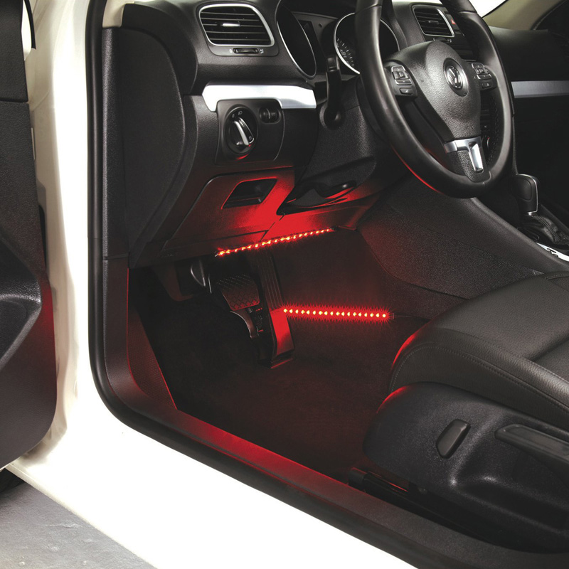 Set de bandes LED d'intérieur auto-adhésif avec controle de Smartphone - Multi-Couleur - set de 4 pièces