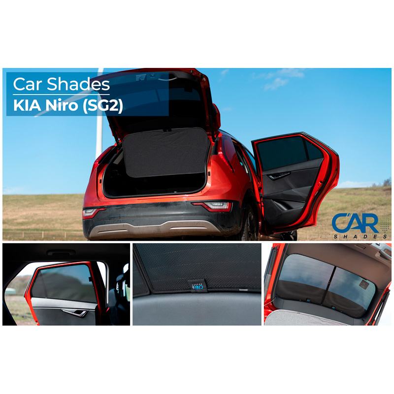 Set de Car Shades sur mesure pour Kia Niro II 2022- (4-pièces)