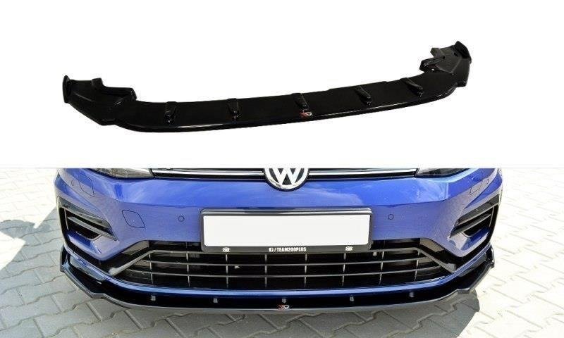 Voorspoiler  VW Golf 7.5 R Facelift Glans Zwart