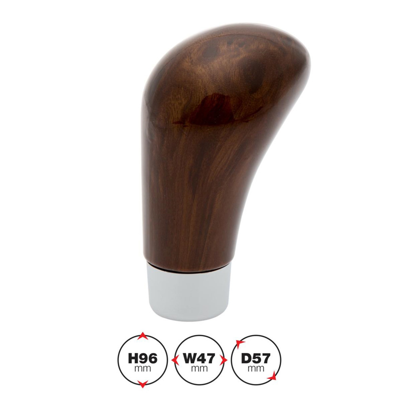 Simoni Racing Pommeau de Vitesse Kerb - Aspect Bois