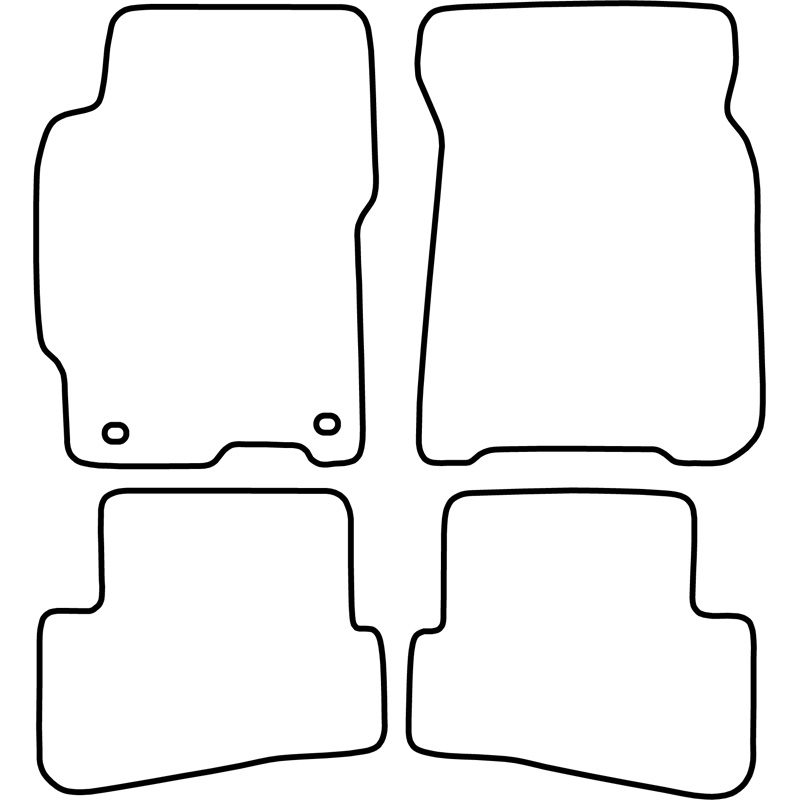 Set de tapis de sol sur mesure pour Mazda 626 1994-1997