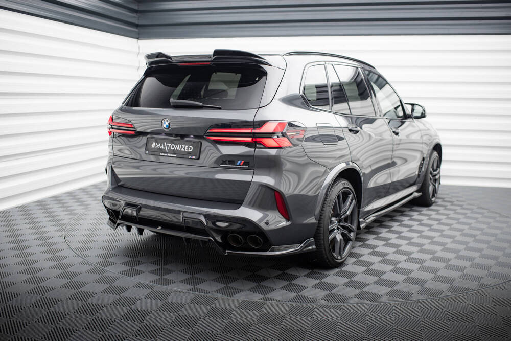 Diffuser passend voor BMW X5M F95 Facelift Maxton Glans Zwart