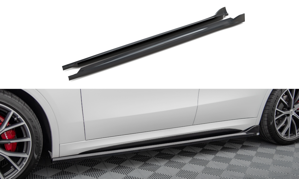 Zijskirts Maserati Grecale GT / Modena Maxton Glans Zwart