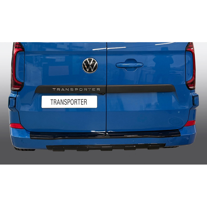 RGM Jupe arrière 'Skid-Plate' sur mesure pour Ford Transit Custom / Tourneo Custom (V710) 2023- & Volkswagen Transporter T7 2024- (ABS Noir brillant)
