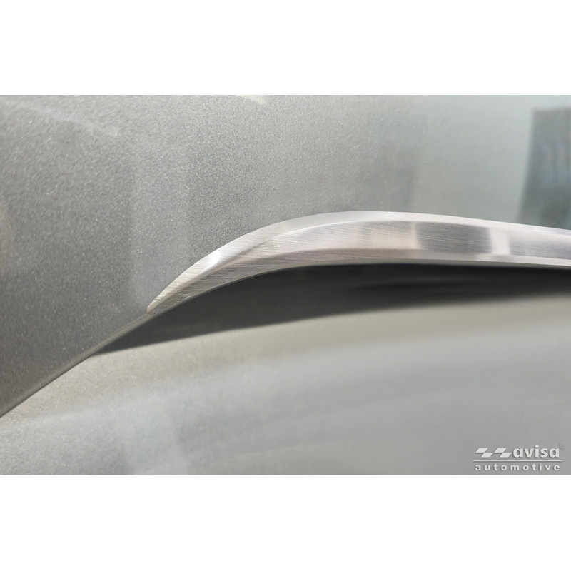 Avisa Revêtement d'habillage du hayon du coffre inox brossé sur mesure pour Volkswagen Mulivan T7 2021-