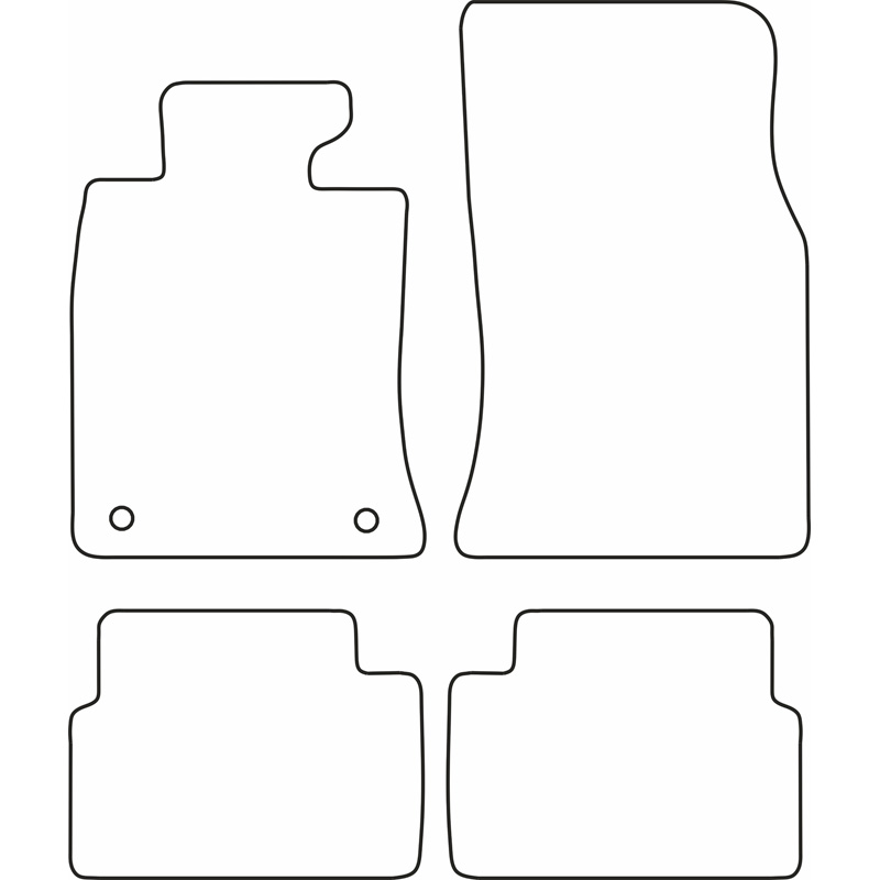 Set de tapis de sol en velours sur mesure pour Mini Clubman 2007-2015