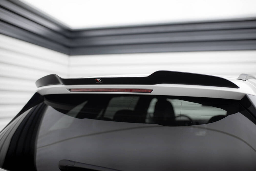 Spoiler Mercedes C Klasse Estate AMG pakket / C43 AMG Maxton Glans Zwart