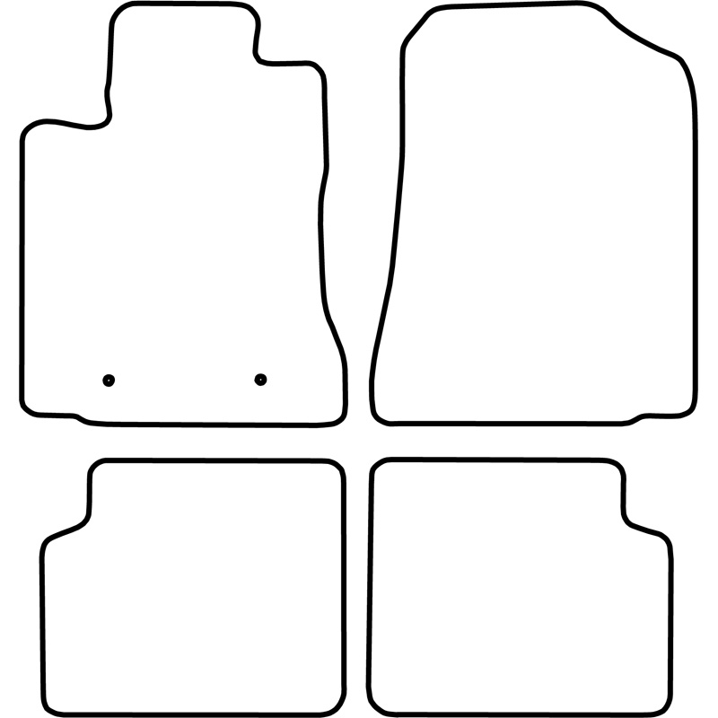 Set de tapis de sol sur mesure pour Toyota Corolla 2004-2008 3/5 portes