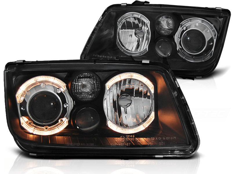 Phares VW Bora Angel Eyes noire