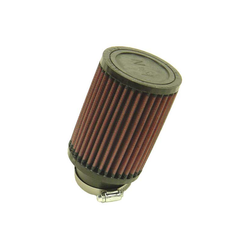 K&N Filtre à Air Universel Cylindrique 57mm raccordement, angle 20 degrés, 89mm diamètre, 127mm hauteur (RU-1710)